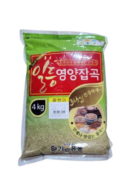 찰현미(국내산) 4kg