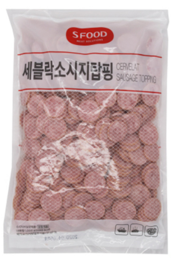 에스푸드 세블락소시지(탑핑) 1kg