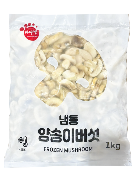 마당발 양송이버섯(슬라이스) 1kg