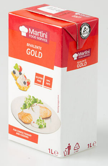 마티니 비발렌테 골드 휘핑크림 1L