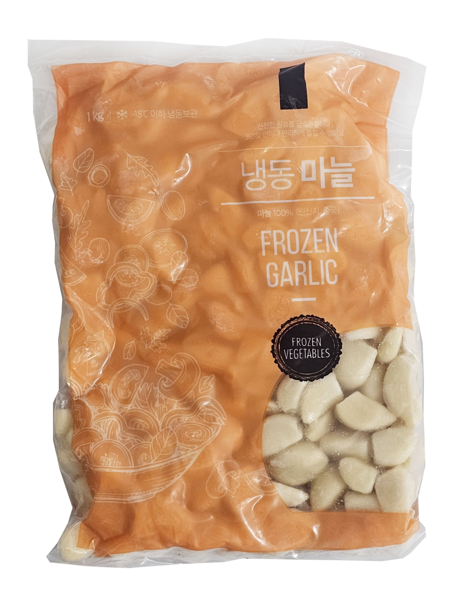 글로벌냉동 알마늘(홀) 1kg