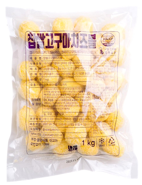 디케이 찹쌀 고구마치즈볼 1kg