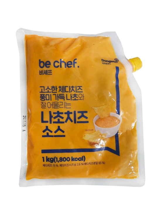 비셰프 나쵸치즈소스 1kg