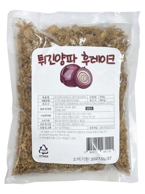 토호 튀긴양파(후레이크) 400g