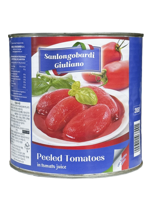 줄리아노 토마토홀(산롱고바디) 2.5kg