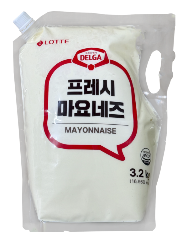 롯데 델가 마요네즈(스파우트) 3.2kg
